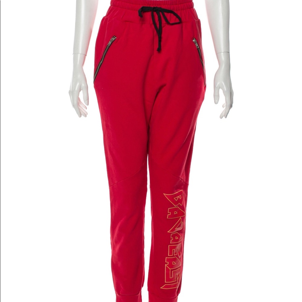 Baja East Women’s Red Skinny Legs Pants NWT size Medium